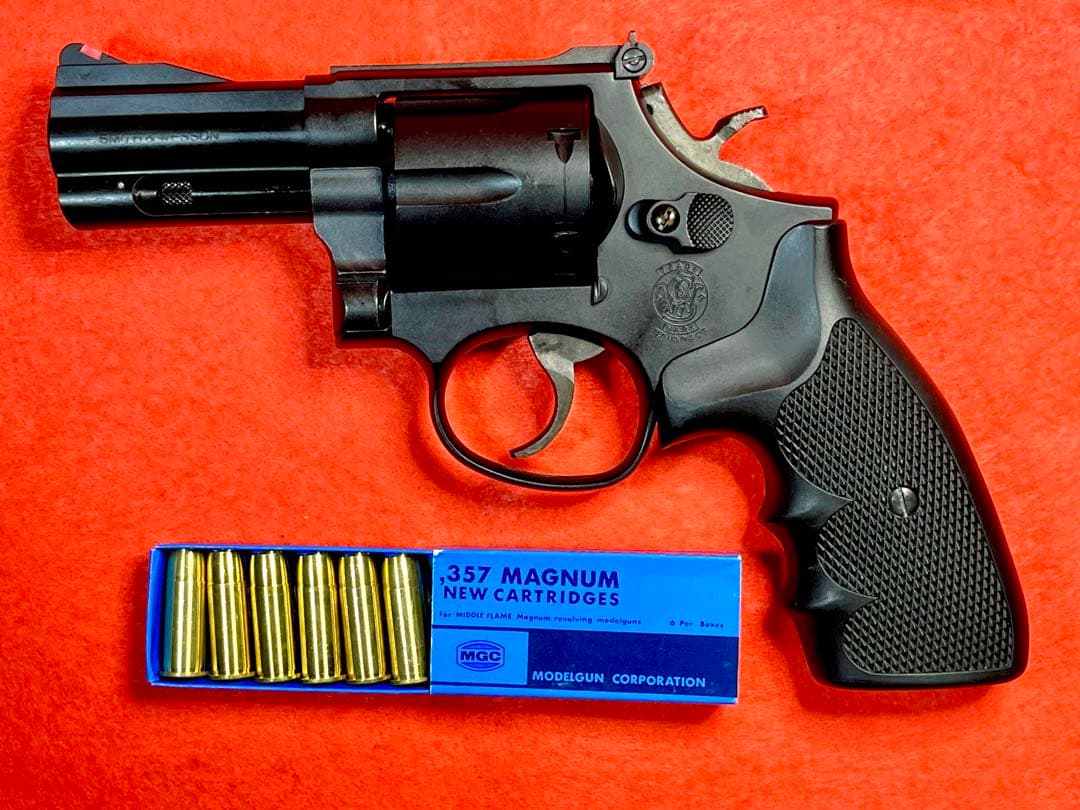 希少HW樹脂モデルガン　MGC製S&W M586 3インチ コンバットマグナム