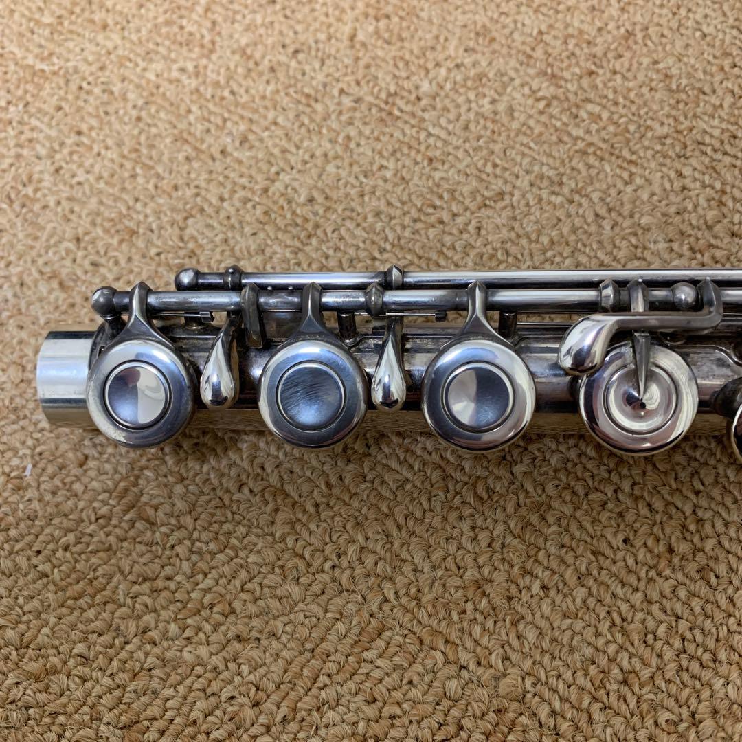 【良品】サンキョウ　調整済　シルバーソニック　フルート　ニューEメカ付　銀製