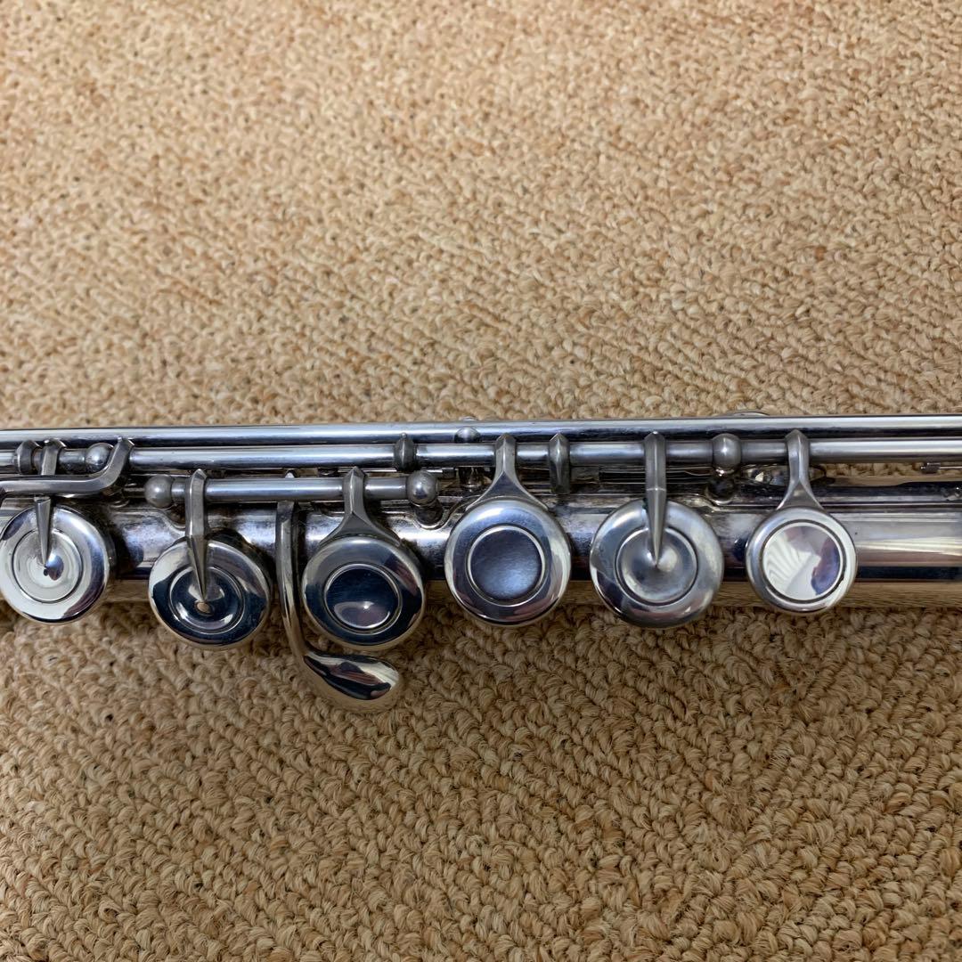 【良品】サンキョウ　調整済　シルバーソニック　フルート　ニューEメカ付　銀製