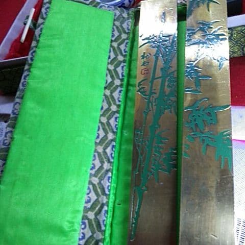 ２０９蔵出し 骨董品 中国書道セット25cm✕35cm硯作家入り文鎮　超豪華