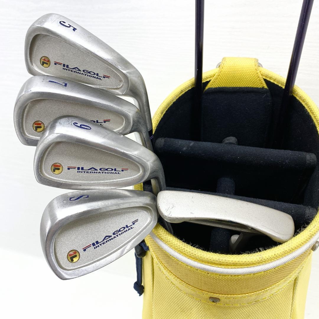 【格安‼】 FILA フィラ レディース ゴルフクラブ 初心者 セット 7本 L