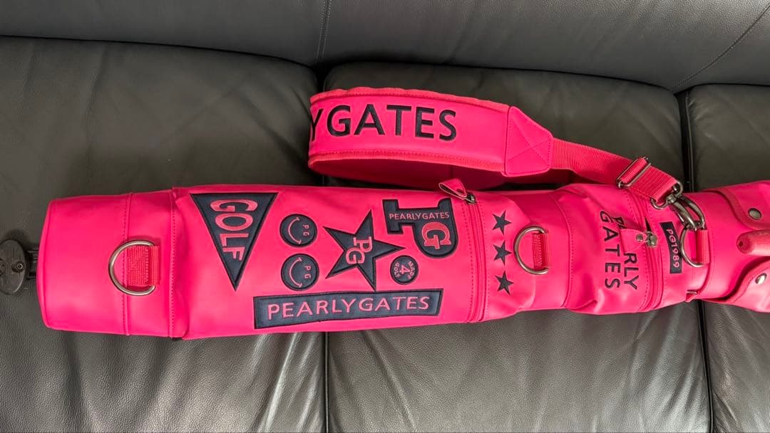 パーリーゲイツ 46インチ対応　セルフスタンド　クラブケース　ピンク