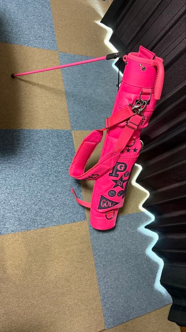 パーリーゲイツ 46インチ対応　セルフスタンド　クラブケース　ピンク