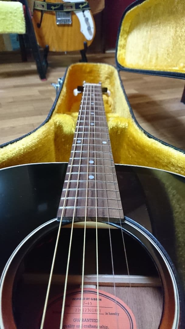 オール単板　エピフォン　epiphone j-45 gibson