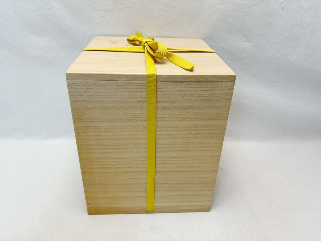 ほぼ未使用 茶道具 飴釉水指 陶印 寿 小槌蓋 水屋道具 水差し 木箱