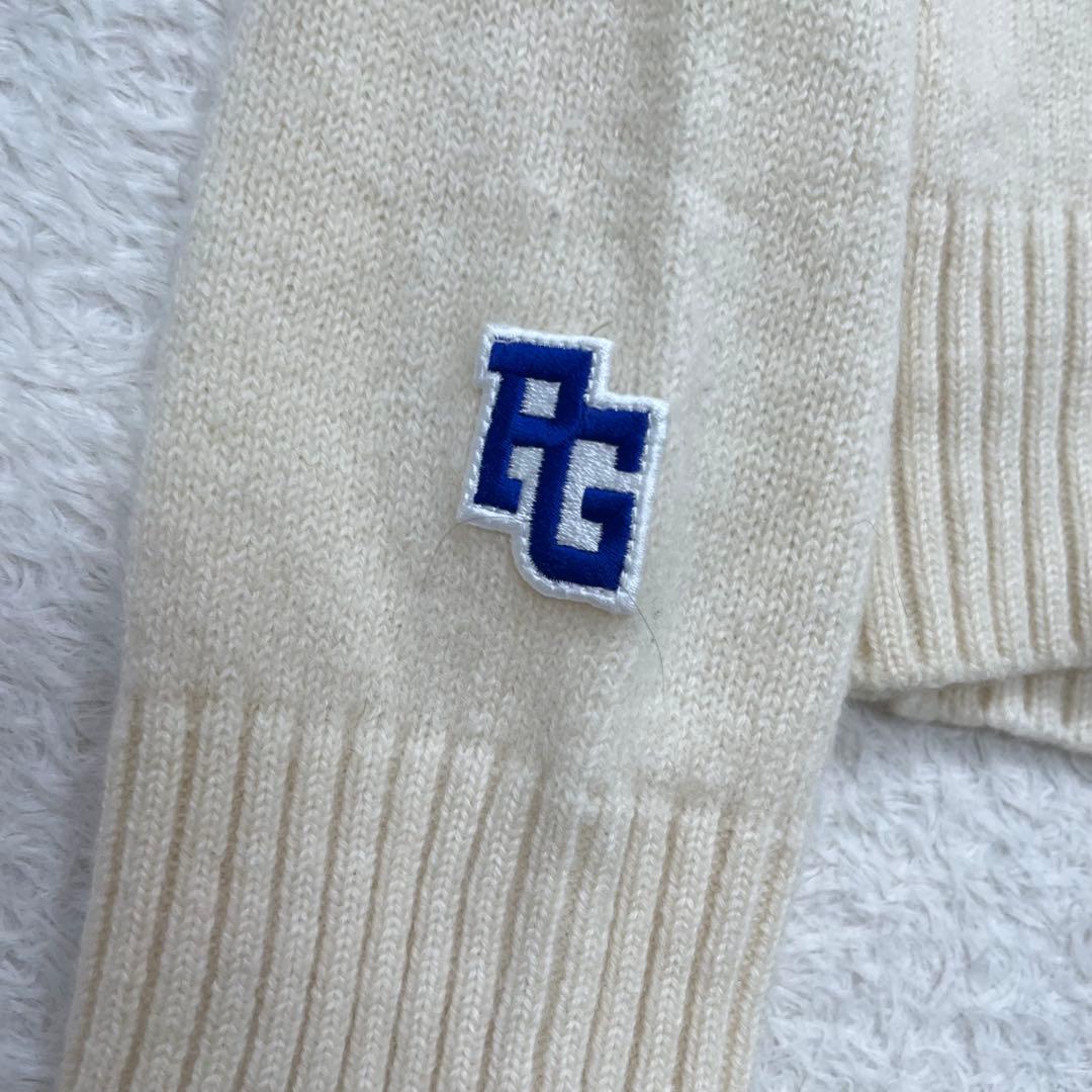 パーリーゲイツ　スヌーピー　ニット　ゴルフウェア　ウール100%　ロゴ（185）