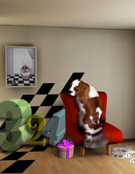 絵画キャバリアグッズ、未発表作品