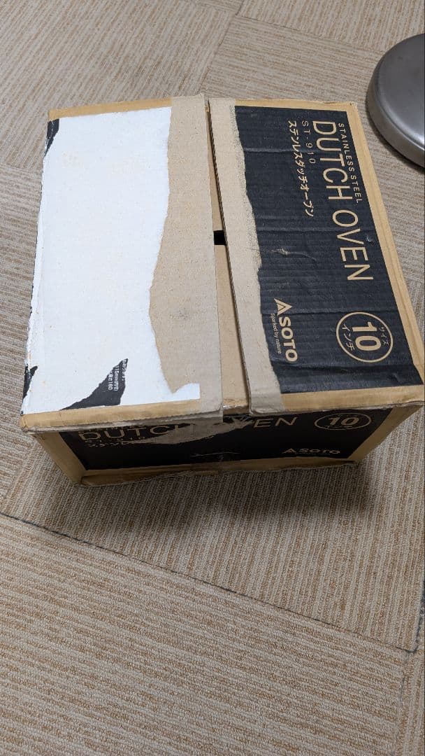 1回のみ使用　SOTO ステンレ ダッチオーブン　 10インチ ・別売リフター付