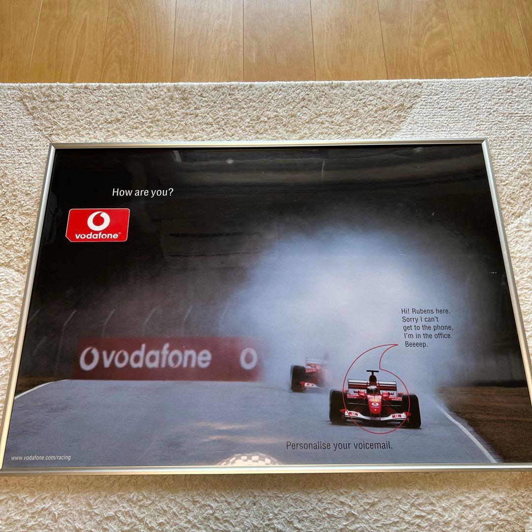 Vodafone Ferrari Racing 広告ポスター大判非売品3枚セット