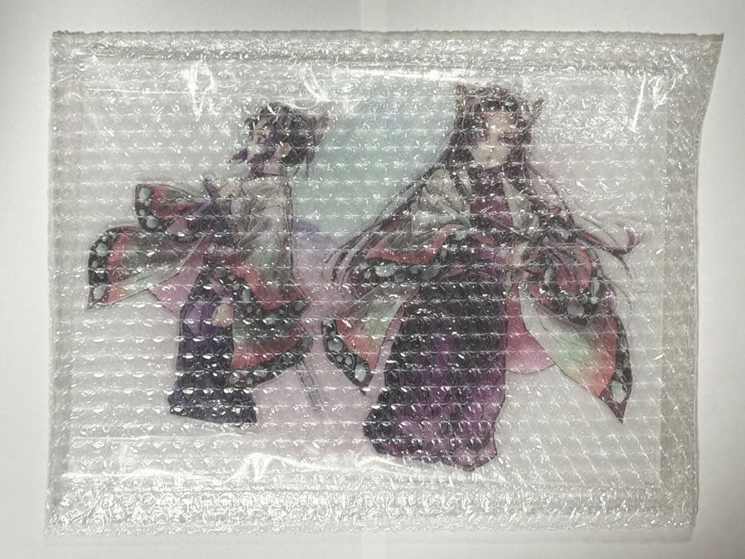 c106 鬼滅の刃 A賞 「繋ぐ」 ビッグアクリルスタンドキット しのぶとカナエ