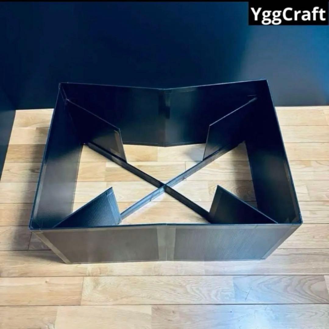 【たなかたなか】スタジアム台　プラダン製　折り畳み式 3台セット