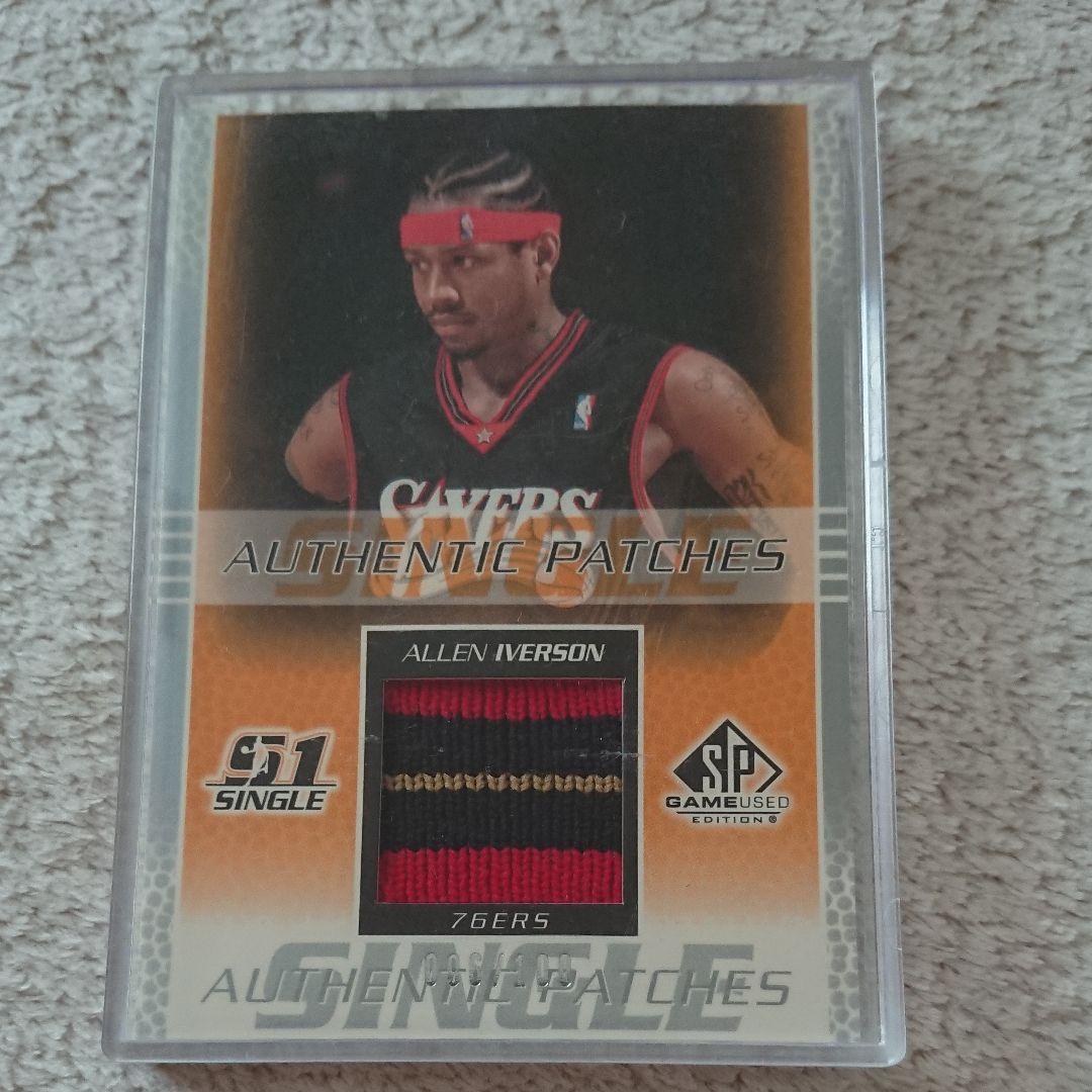 アレンアイバーソン、アイバーソン、パッチ、シリアル、ジャージカード