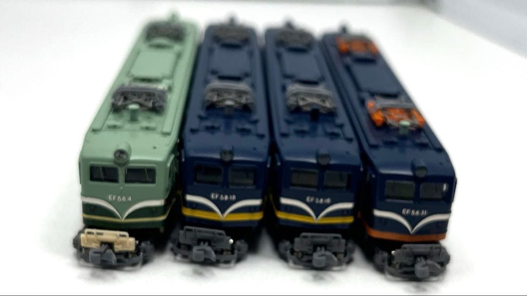 KATO Nゲージ誕生 40周年記念　EF58試験塗装機4両セット　新品未使用品