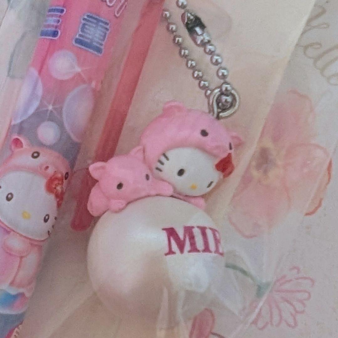 【特希少】ご当地キティ　ボールペン　三重　豚に真珠