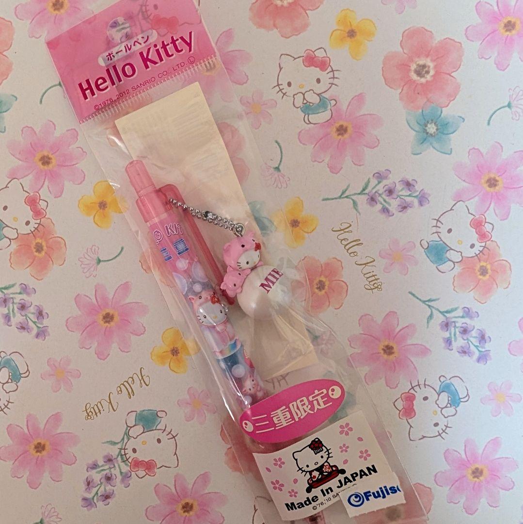 【特希少】ご当地キティ　ボールペン　三重　豚に真珠