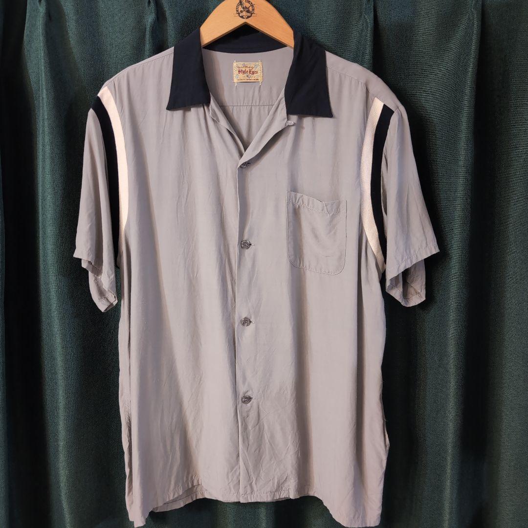え*す様 Style Eyes ボーリングシャツ XL グレー