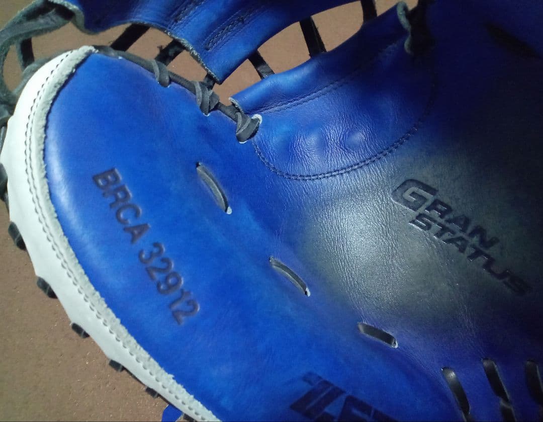 ZETT 軟式　キャッチャーミット　矢野モデル　阪神タイガース　ブルー