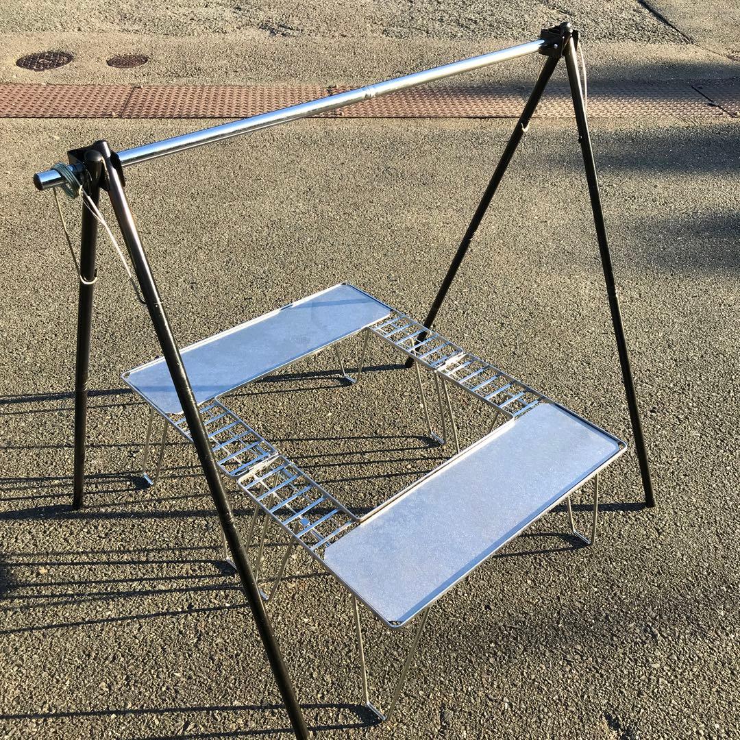 UNIFLAME 囲炉裏テーブル & 焚き火4脚スタンド