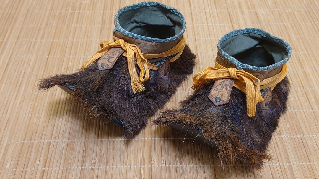 ☆★全国送料無料☆毛靴☆飾り用☆甲冑☆鎧★☆