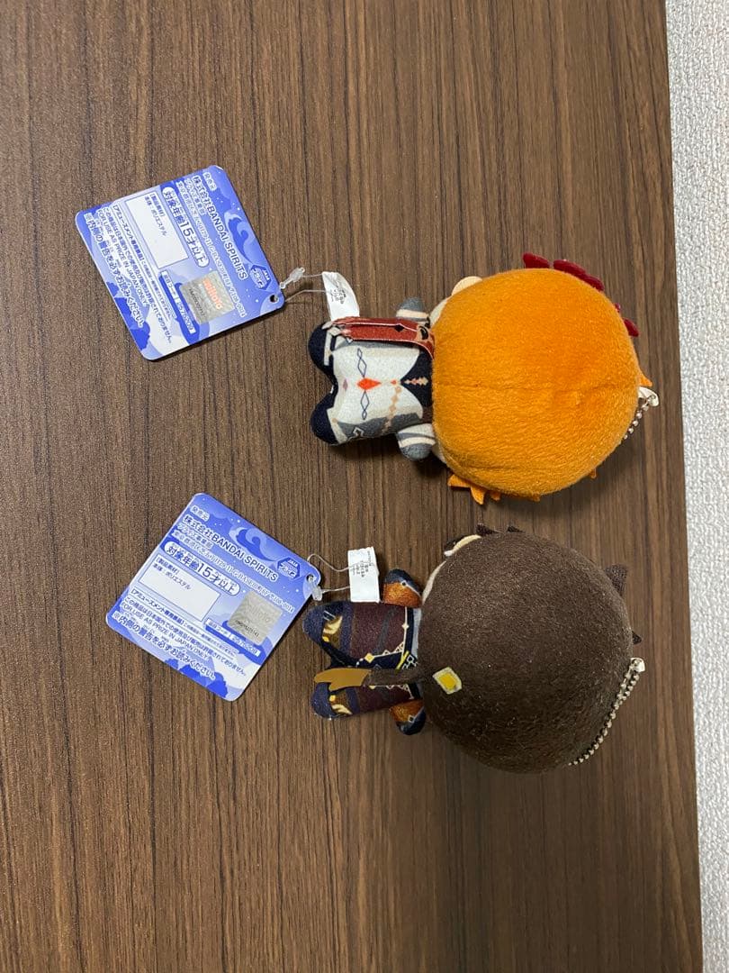 原神 鍾離 タルタリヤちびぐるみ vol.2 ぬいぐるみ マスコット タグ付き