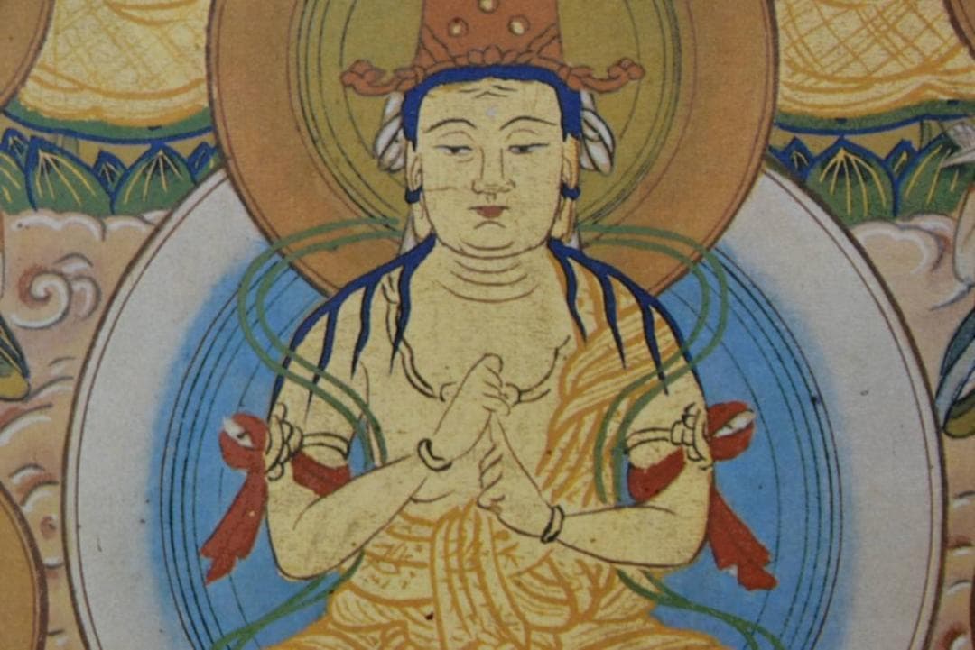 【複製】作者不詳/弘法十三佛図/十三仏図/工芸品/掛軸/名家伝来/AA-332