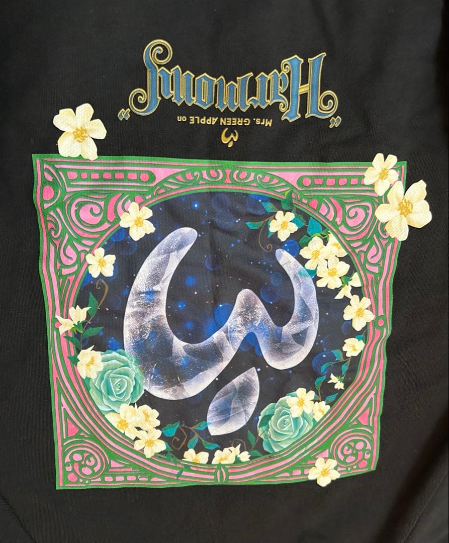 Mrs. GREEN APPLE Harmony パーカー Lサイズ　ブラック