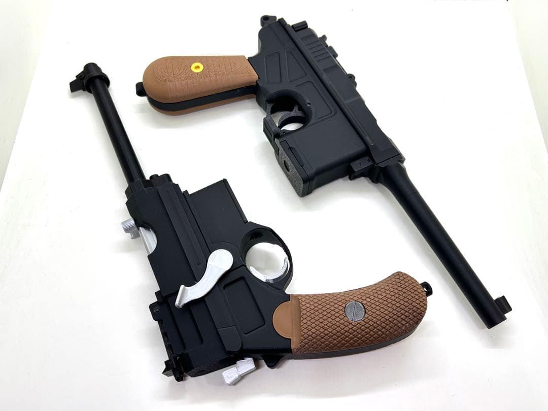 モーゼルC96、マンリッヒャーM1896レプリカモデル セット (機能、金属なし