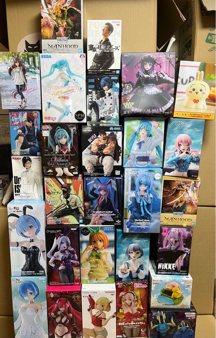 [箱凹み、破れあり、色褪せ] プライズフィギュアまとめ売り　28体