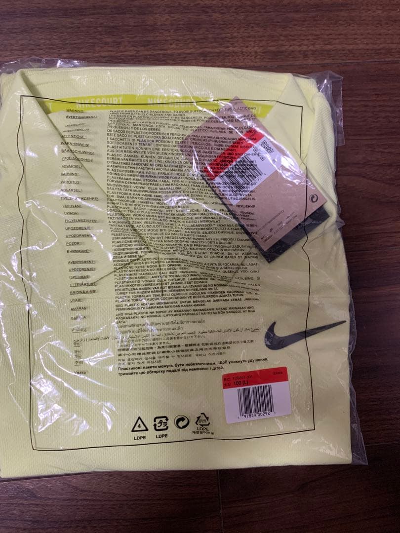 ナイキ　シナー　2025 全豪優勝ウェア　シャツ　JP:L フェデラー　ナダル