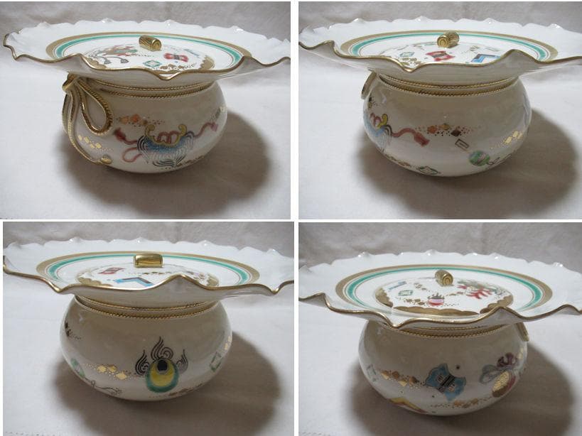 御室窯　砂金袋　水指　共箱