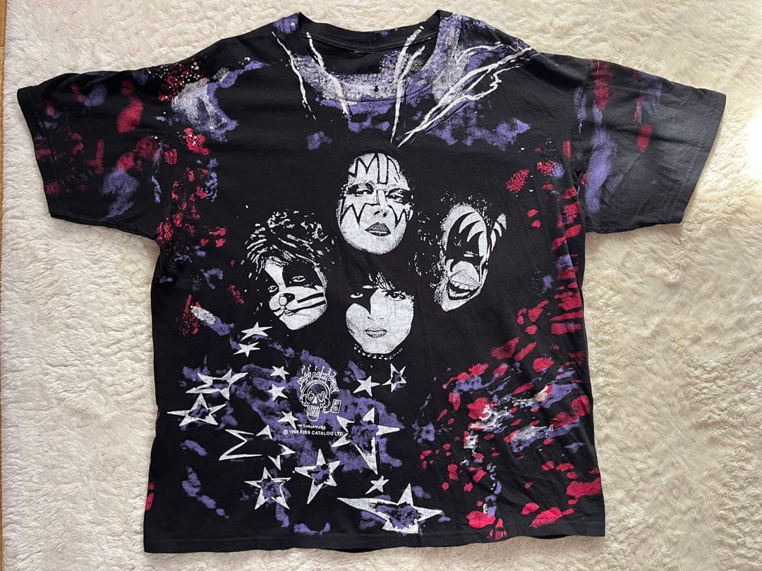 ミュージシャン KISS ALIVE WORLDWIDE TOUR TEE 1996-1997