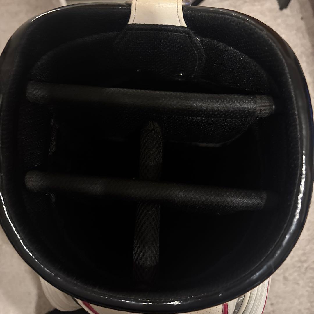 ゴルフ　キャディバック　アディダス　レディース　メンズ　ホワイトピンク