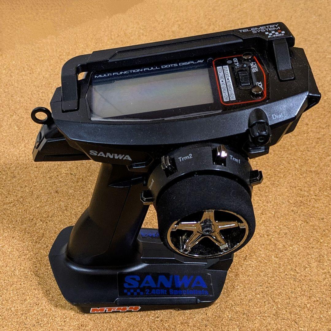 サンワ　SANWA MT-44　ラジコン送信機　受信機 RX-481 付き