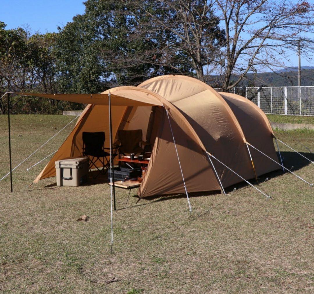 美品 IGNIO 2ルーム トンネルテント&タープセット