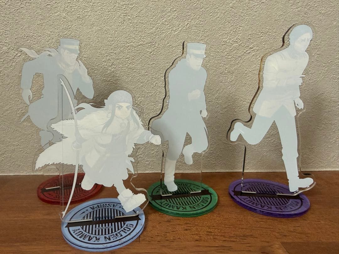 ゴールデンカムイ　アクリルスタンド　月島　鯉登　杉元　アシリパ