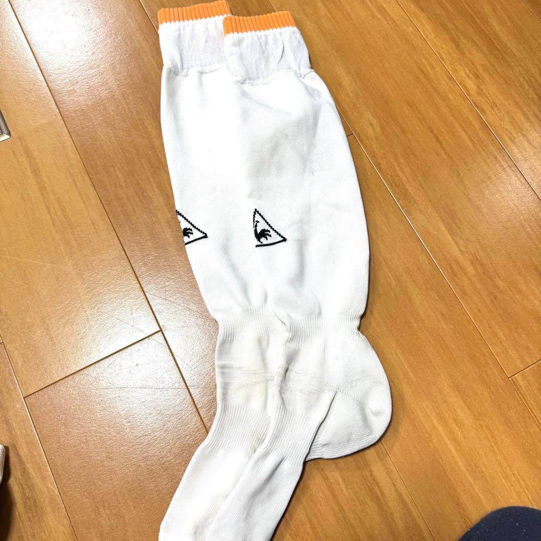 ルーテル学院　サッカー　ユニフォーム白 5点セット　Oサイズ