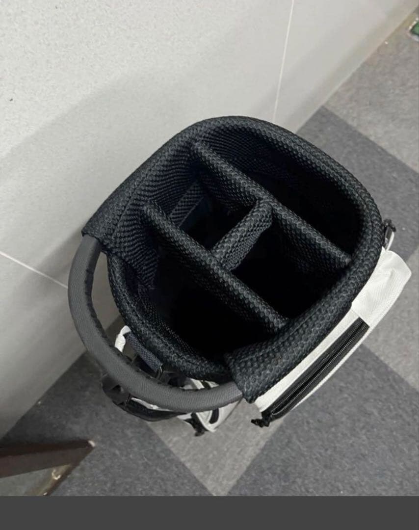 ラスト1個 新品 サイコバニー PSYCHO BUNNY 白 キャディバッグ