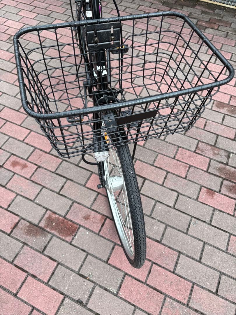 大型前籠付き、黒シティーサイクル(26㌅)関西圏なら？個人配達致します。(実費)