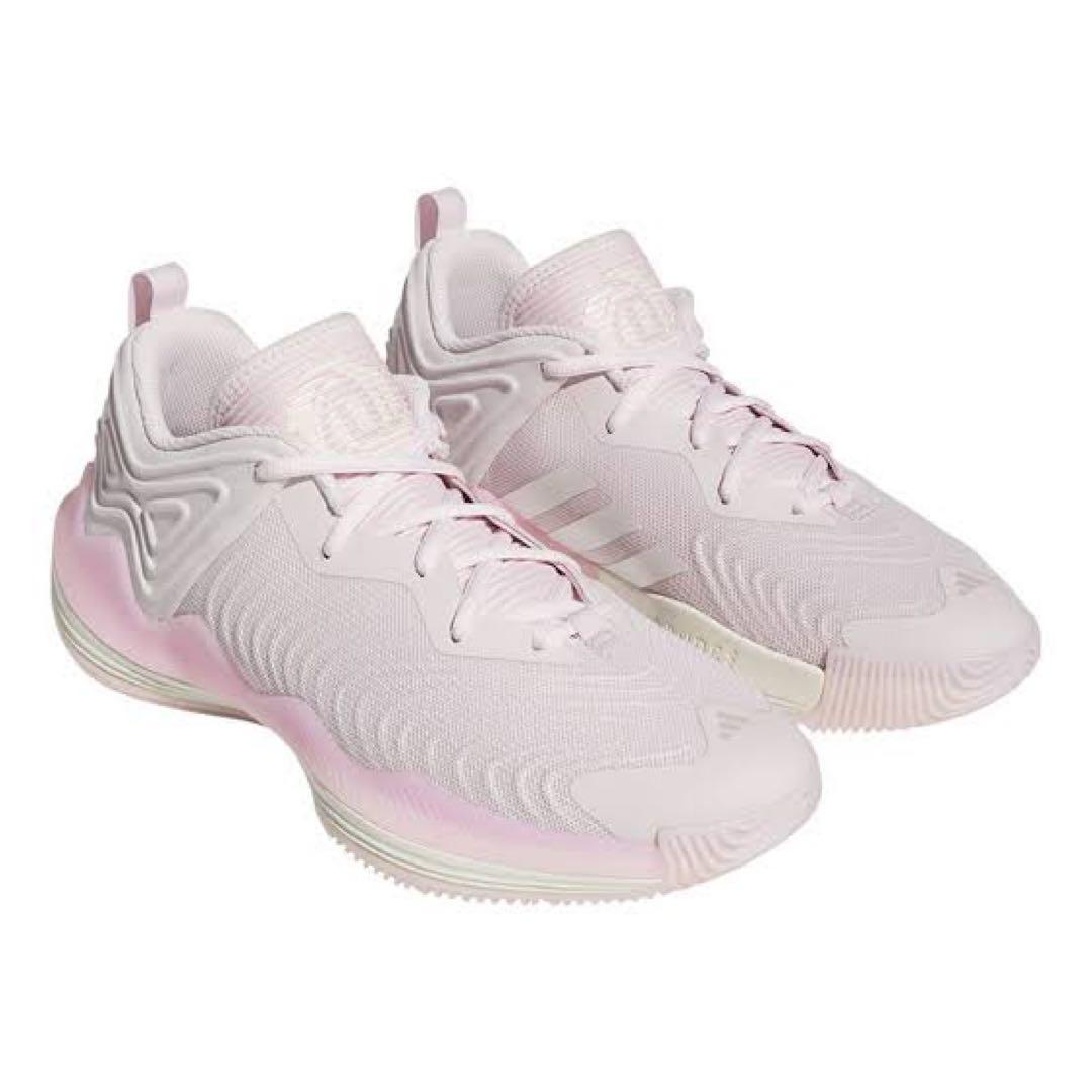 ピンク メッシュ バスケットボールシューズ