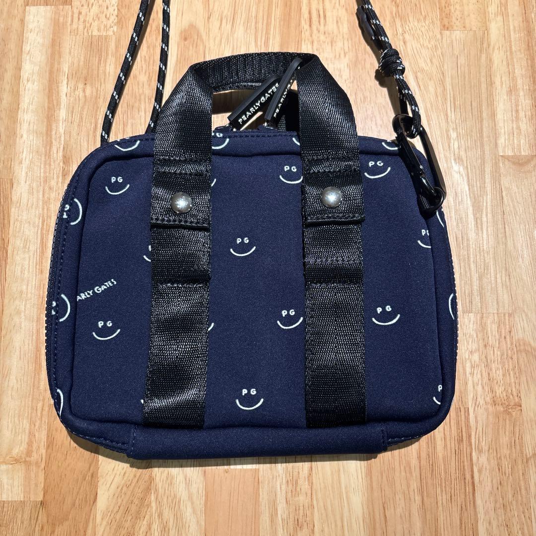 【新品未使用】パーリーゲイツ スマイルラウンドポーチ ゴルフバッグ お出掛け