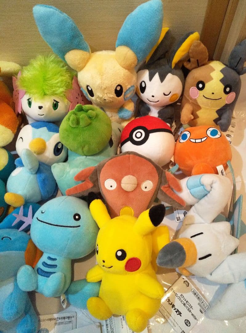 ポケットモンスター　ぬいぐるみ　30個まとめ売り　ほぺひた　カラーセレクション他