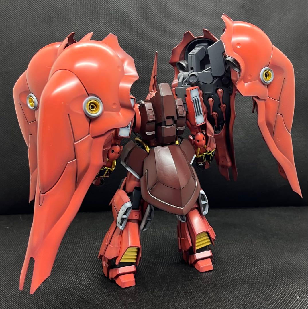 HGUC クシャトリヤ 赤い彗星イメージ塗装済完成品　おまけ付き