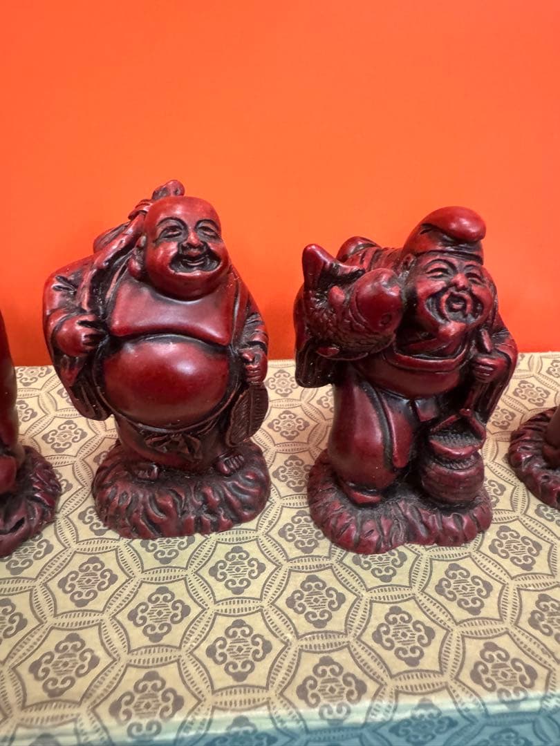 1732  七福神　縁起物 　練物 　置物