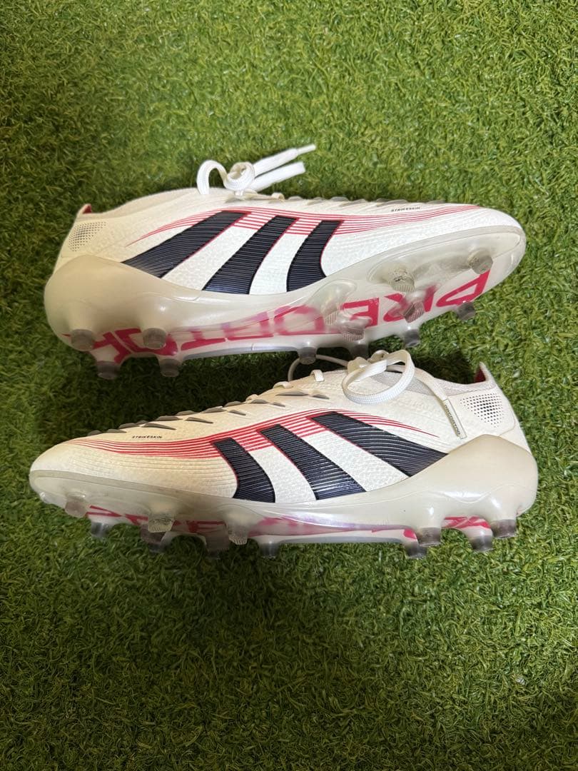 adidas Predator スパイク ホワイト/レッド/ネイビー 24cm