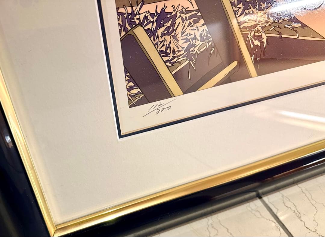 【直筆サイン】【希少】わたせせいぞう『ハートディスタンス』保証書付き