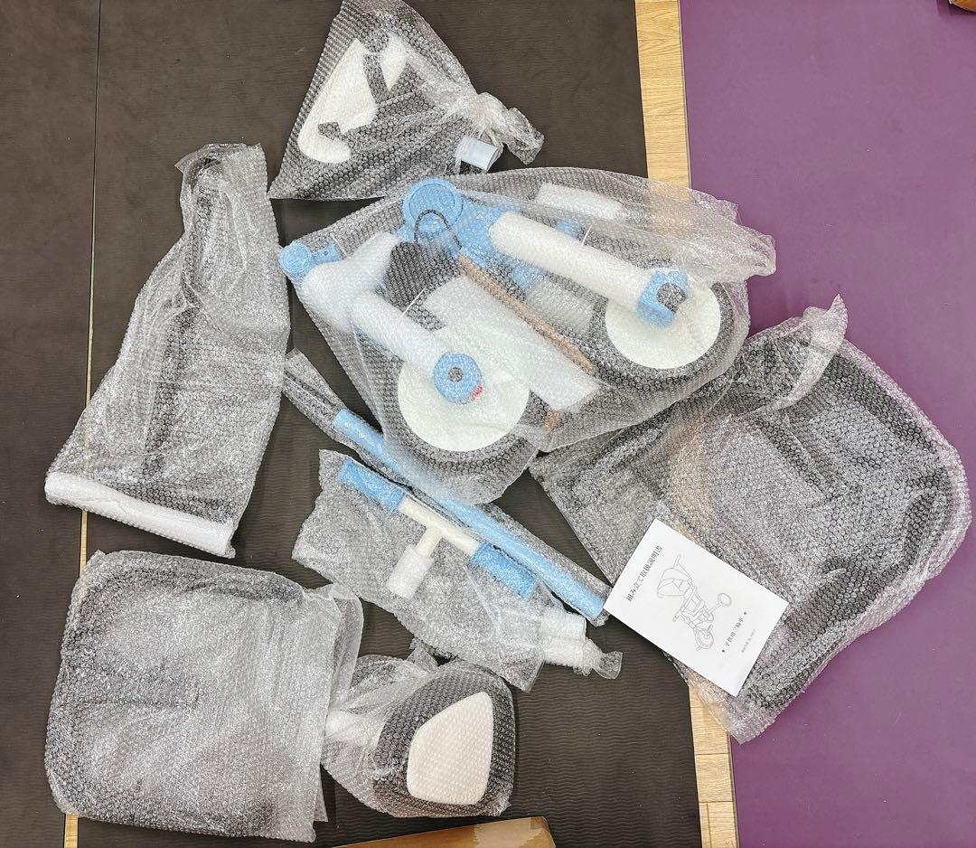 子供用三輪車 7in1 三輪車 ステップ付き 折りたたみ 手押し棒 1歳-6歳