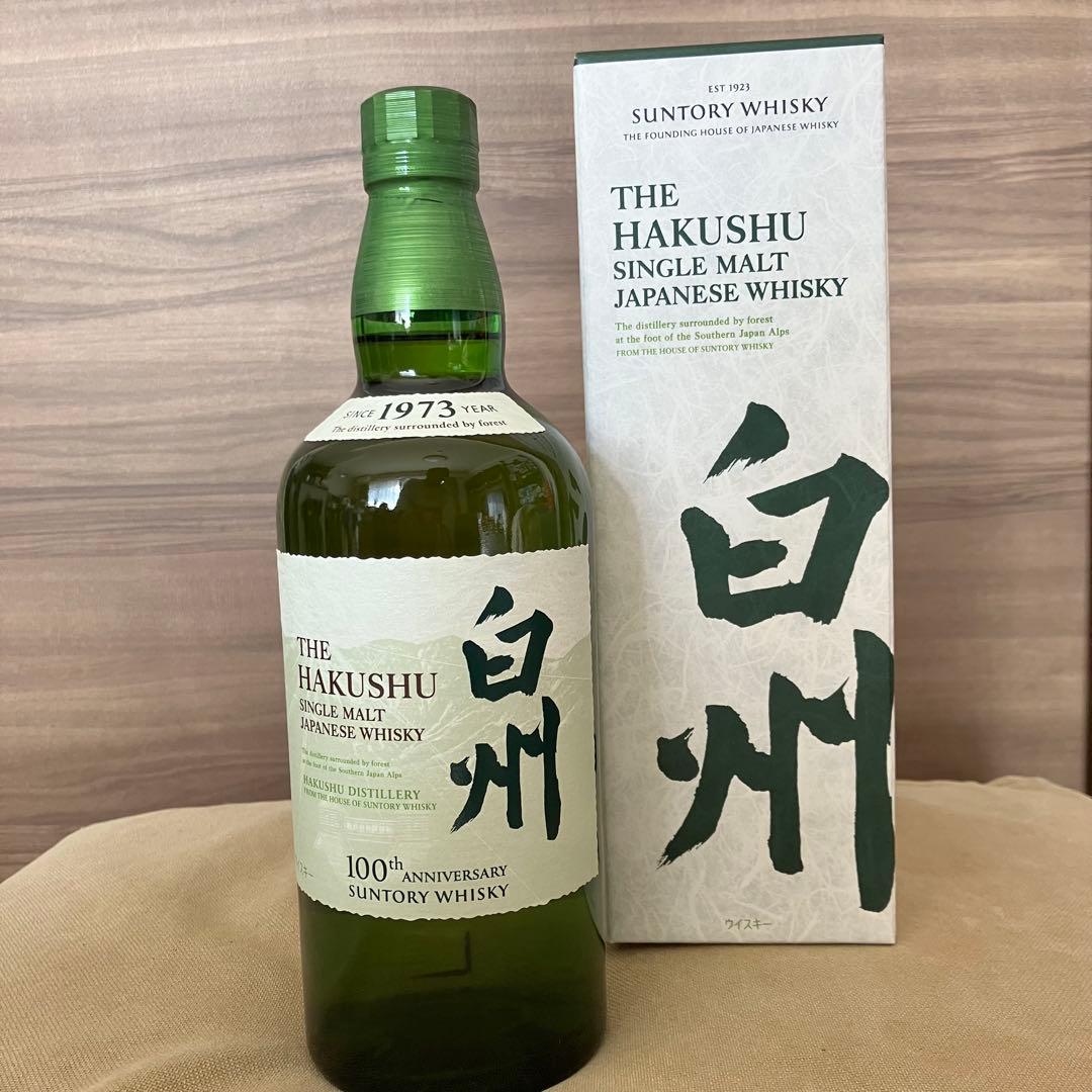 か*け様 【未開栓】白州NV100周年記念ラベル 箱付 700ml