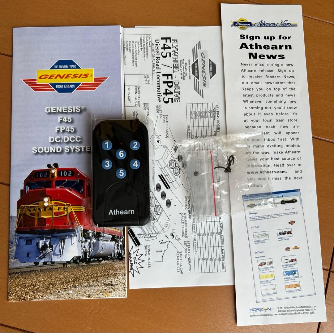 Athearn GENESIS Santa Fe FP45 107 サウンド車