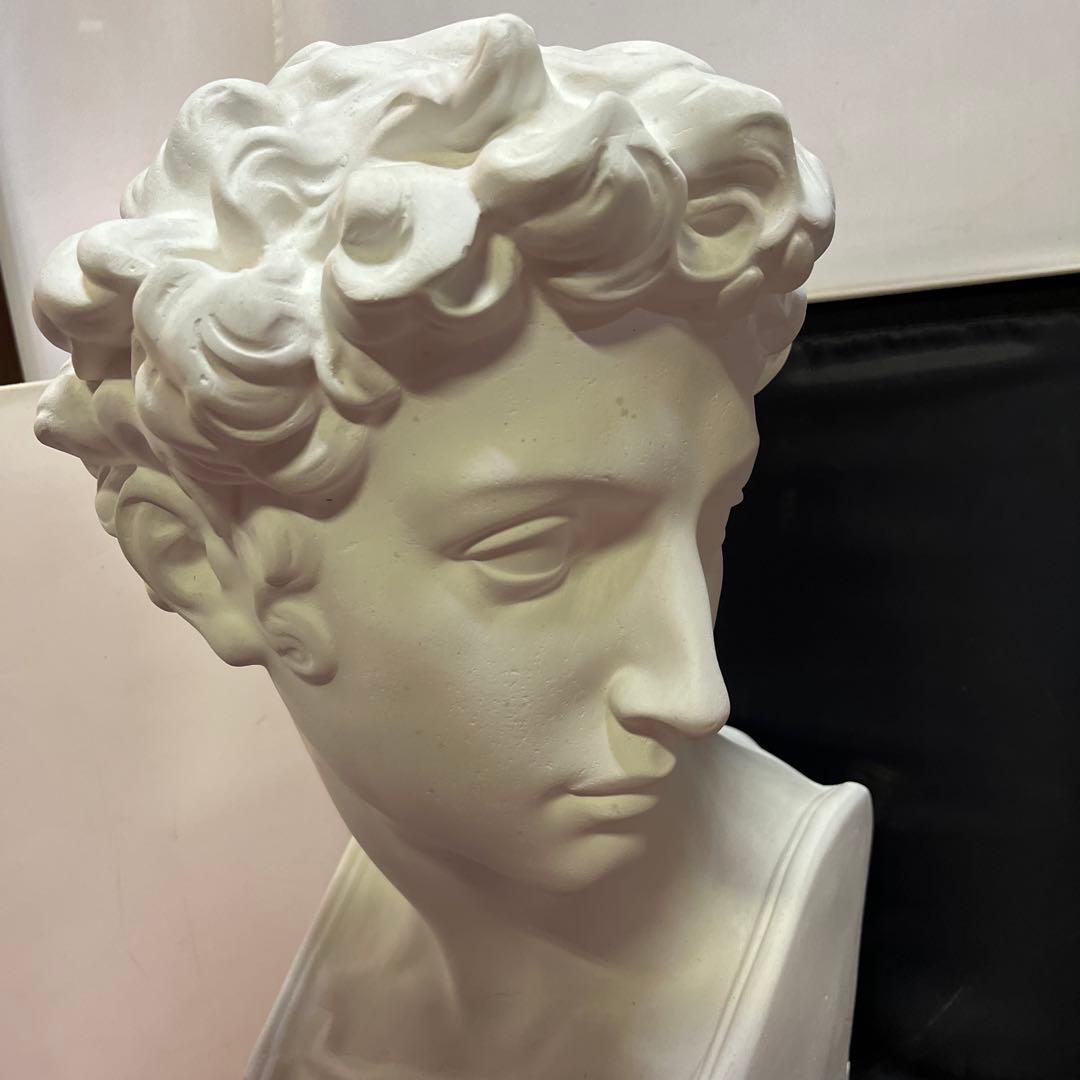 石膏像 メディチ 胸像 ミケランジェロ デッサン 高さ60cm