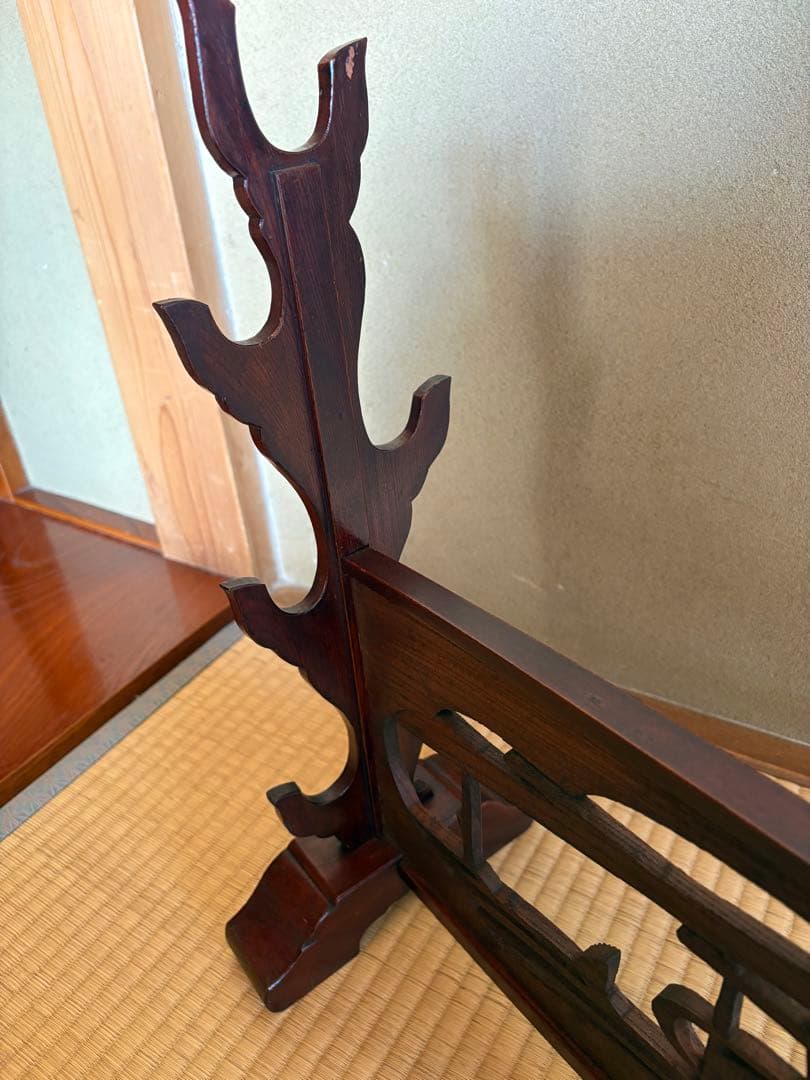 刀掛け　刀掛台　刀たて　　刀立　清照 武具　骨董品　江戸時代